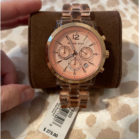 Michael Kors Audrina Chronograph Rose Dial Ladies Watch
MK6203 - Picture 4 of 8